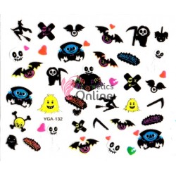 Stickere 3D pentru unghii cod YGA 132 Decor cu Halloween